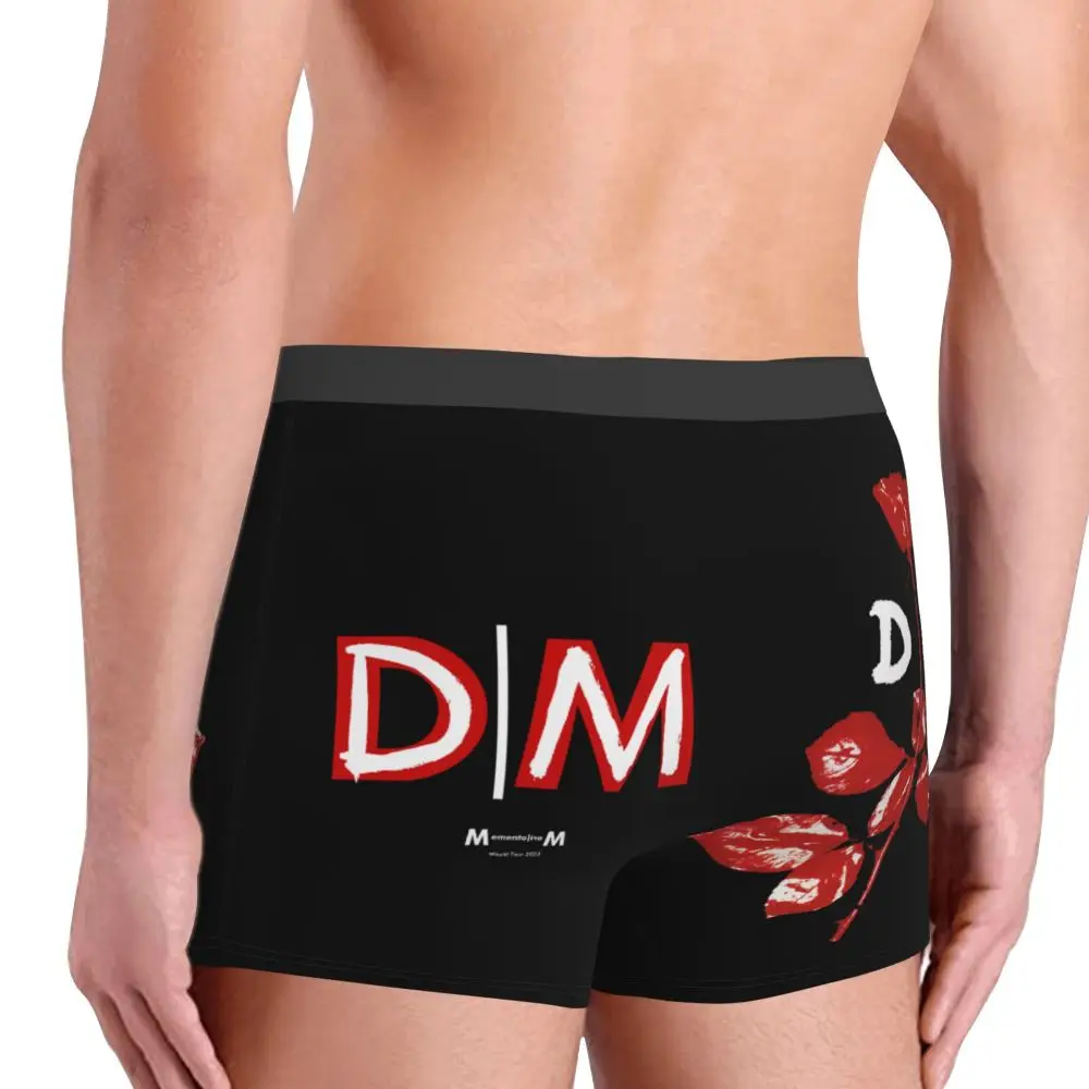 Custom Electronic Rock Depeche Cool Mode Boxers Shorts Men Briefs Underwear Cool Underpants