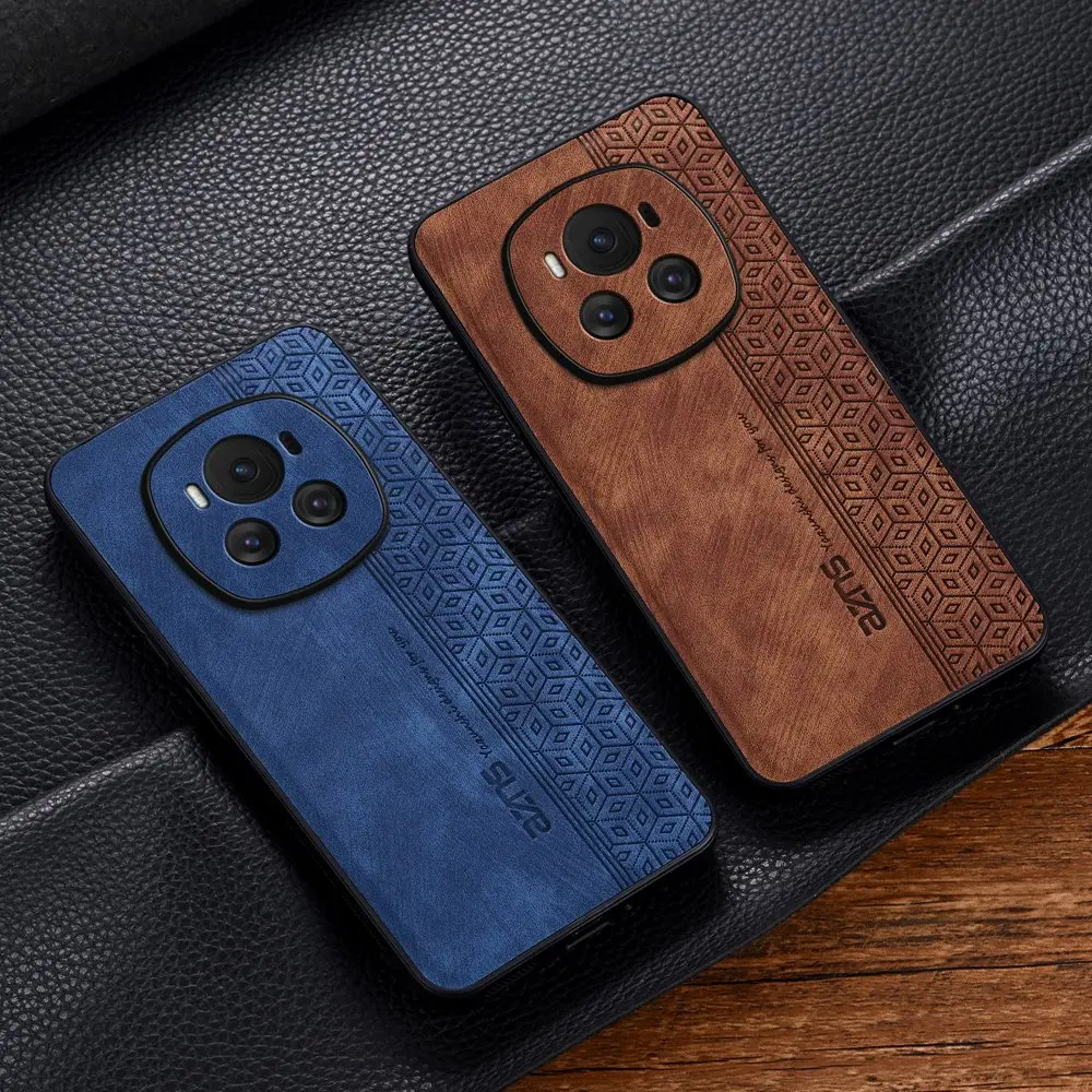 Ultrathin Cube Pattern Full Protection Leather Case