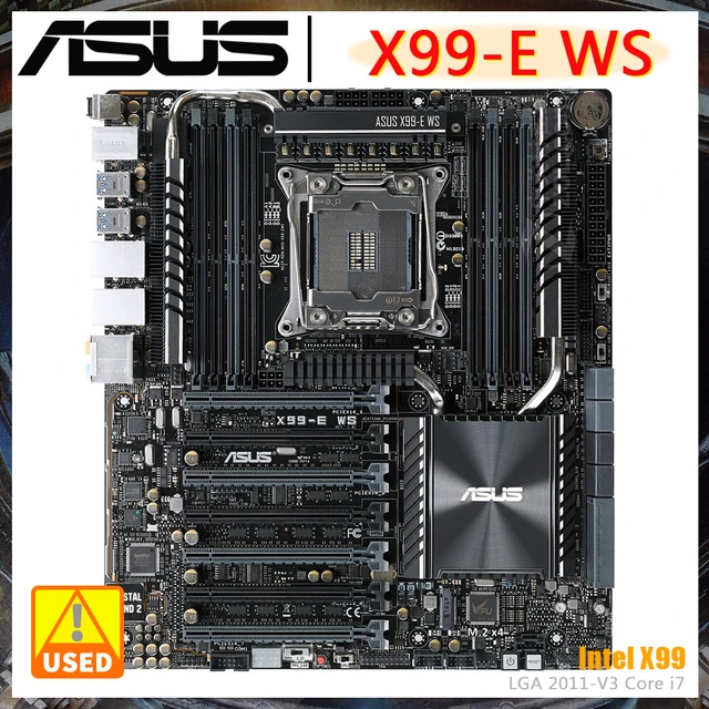 Asus X99-E wsキットxeon X99マザーボード鉱業マザーボード2011 v3