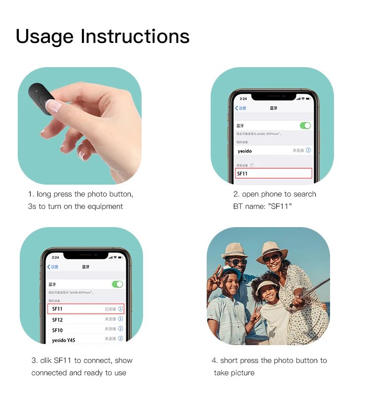 Yesido SFII Wireless Selfie Stick Tripod With Remote Control: Buy Yesido SFII Wireless Selfie Stick Tripod in Sri Lanka | ido.lk