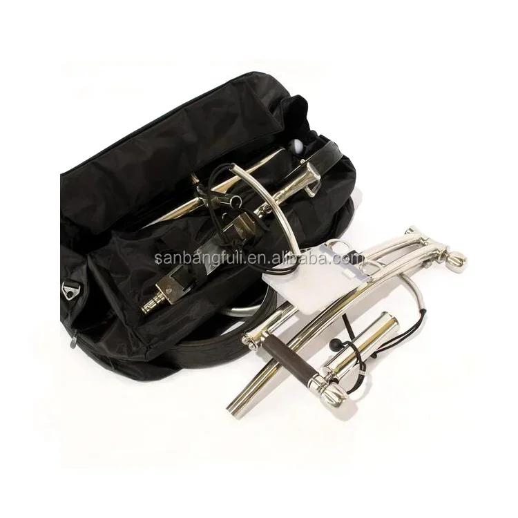 Factory Manufacture Portable golf trolley electric lithium remote control Folding Golf Bag Trolley With Three Wheels