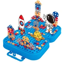WizKidz STEM Toys Drill Set Building Blocks 3D Screw Puzzle DIY Educational Construction Engineering Toys for Kids Boys & Girls 1