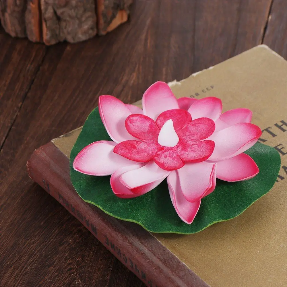 

Floating Induction Floating Water Lotus Lamp Waterproof Lotus Artificial Lotus Lamp LED Electronic Candle 10cm