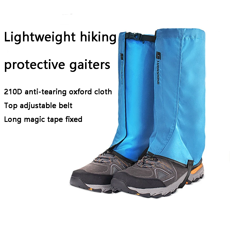 

Outdoor Mountaineering Hiking Gaiters Unisex Anti-scratch Leg Protection Leg Cover Ski Binding Foot Cover Waterproof Boot Cover
