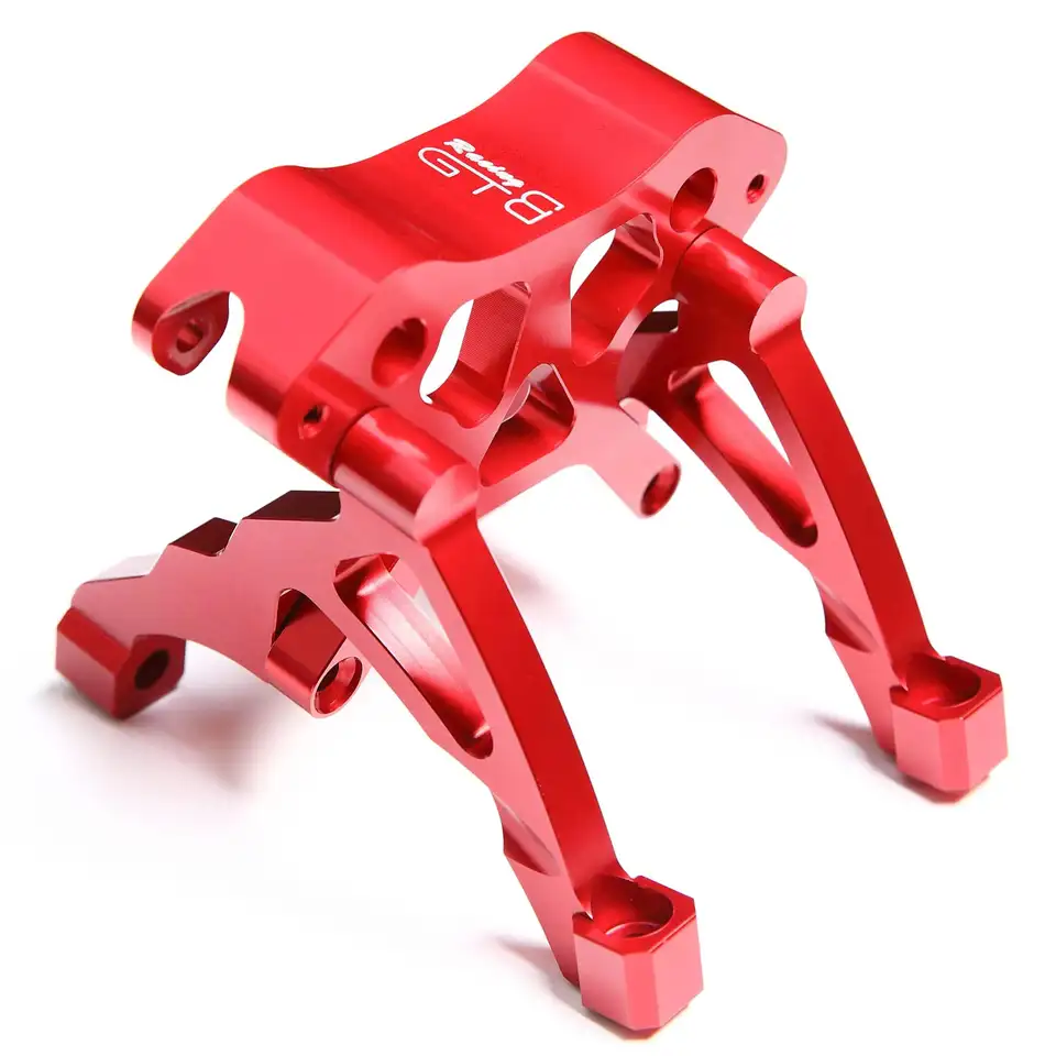 Bras De Direction CNC Orange/rouge Pour 1/5 Rovan KM Baja 5B 5T 5SC 5ive T RC – Pièce Tuning Métal