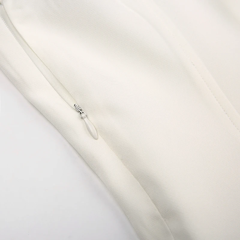 Sweet French Style White Spaghetti Straps A Line Pleated Dresses For Women Front Hook Closure Fit And Flare Mini Dress