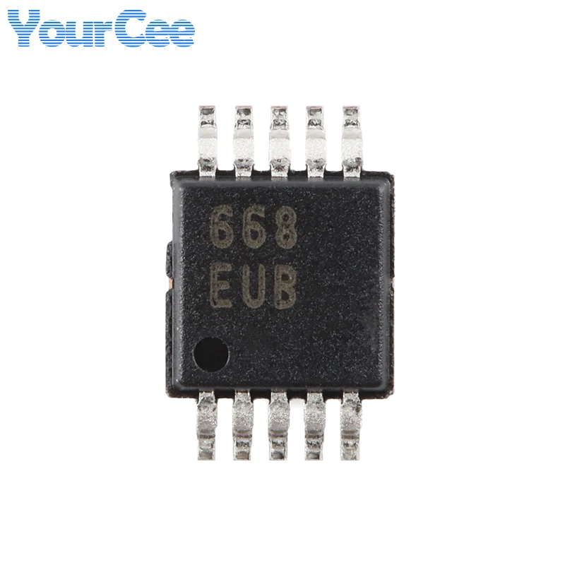 Max668 Max668Eub + T Msop-10 Msop10 Ingresso Da 1.8V A 28V Pwm Boost Controller Chip Ic Circuito Integrato