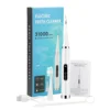 Electric Teeth Cleaner Tooth Whitening & Cleaning Device Waterproof Tartar Remove Fresh Breath Oral Care,White(1 X Head) 1