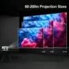 Digital Projector Android With Holder HD Video Smart Projector Outdoor with HDMI USB Wireless Connection for Home Cinema Out