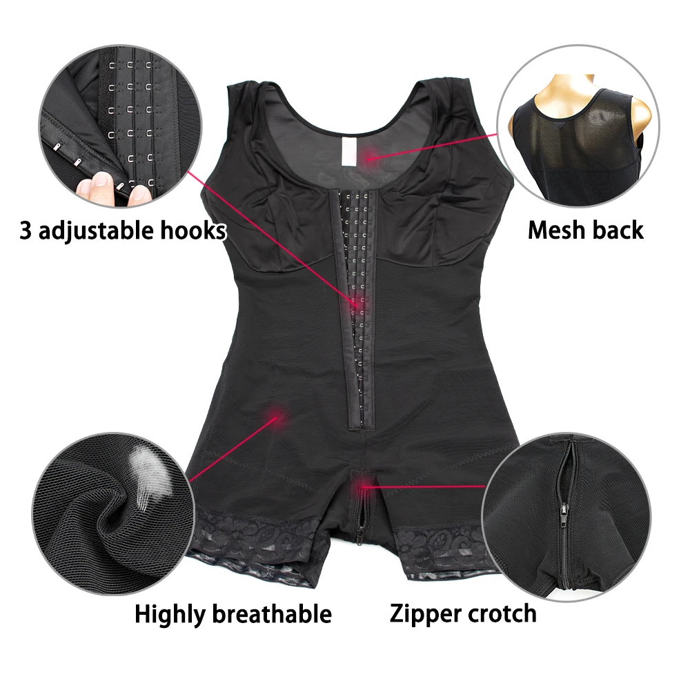 Women Body Shaper Full Body Shapewear Compression Girdle Fajas Colombian Corrective Underwear Tummy Control Shaper Butt Lift Slim Corset Bodysuits
