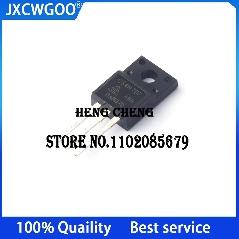 

10PCS 100%New Original CS4N70FA9R CS4N70F TO-220F N-channel 700V 4A field-effect transistor (MOSFET)