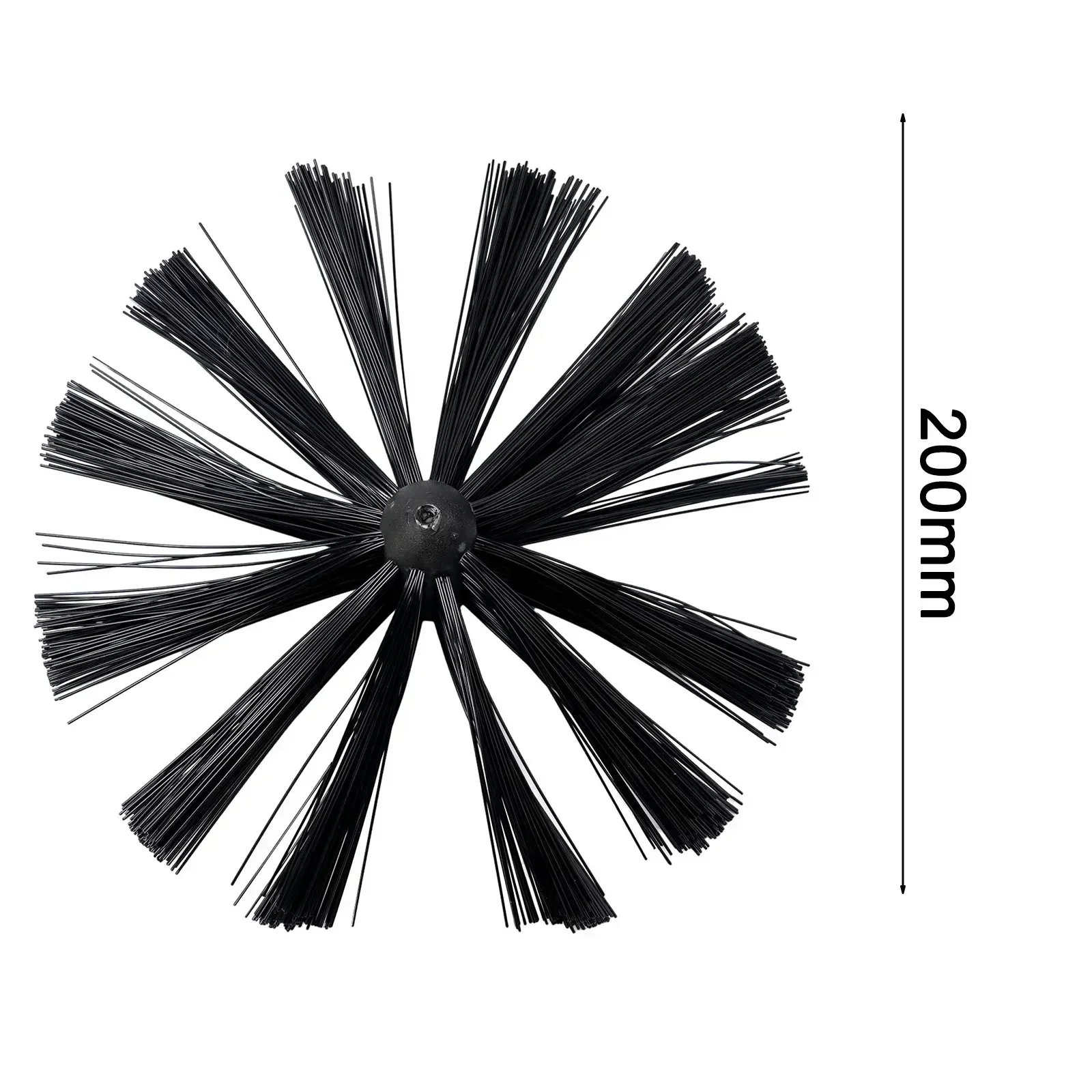 Chimney Brush Efficient 200mm Dryer Vent Cleaning Brush For Professional Grade Lint Removal And Chimney Cleaning