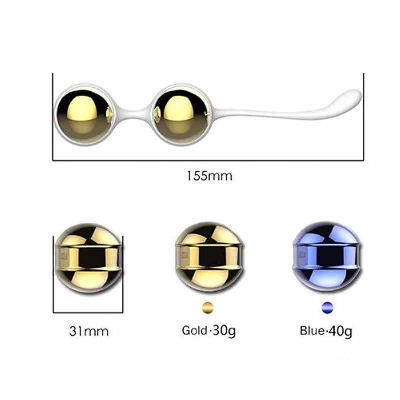 Metal Kegel Balls 4pcs Set Pelvic Floor Vaginal Muscles Ben Female Sex Toys Firming Tighter The Vagina Kegel Ball Shrinking Ball