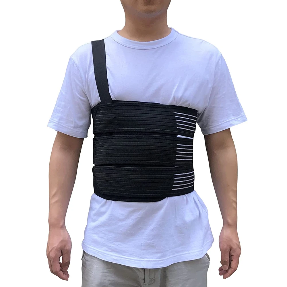 Rib Fractures Support Belt Rib Broken Brace Chest Wrap for Sore