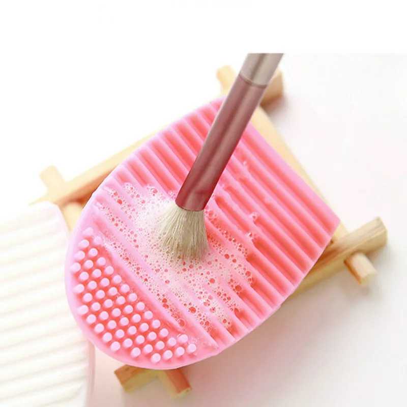 SiliconeMakeupBrushesCleaningPadMatBrushWashingToolsCosmetic