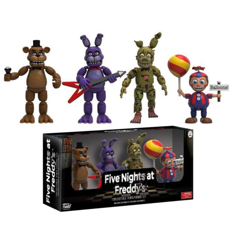 Fnaf-フレディのPVCアクションフィギュア,ファンタイムの