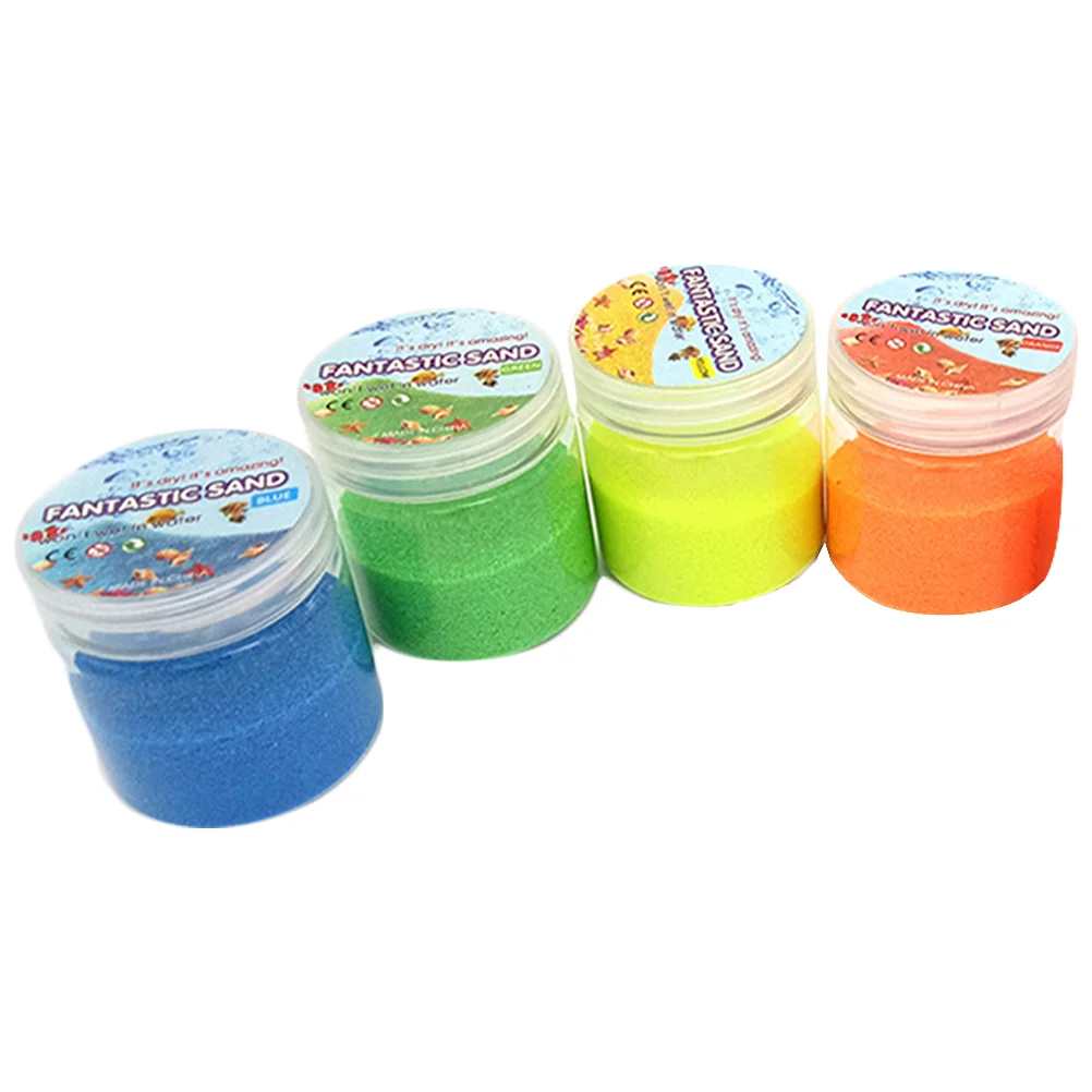 

4Pcs Kids Sand Colored Sand for Children Sand Painting ( )