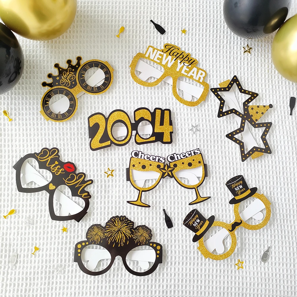 https://ae01.alicdn.com/kf/S38a06de265854afdad8c3763c6931ebdk/4-6-8pcs-2024-Happy-New-Year-Eyeglasses-Glitter-New-Year-Party-paper-Glasses-Photo-Prop.jpg