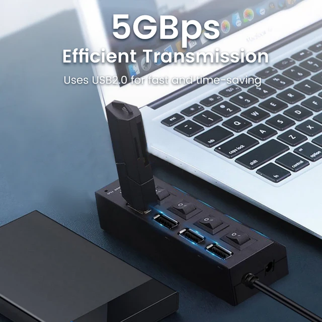 편리한 컴퓨터 액세서리 - OLAF USB 허브 2.0