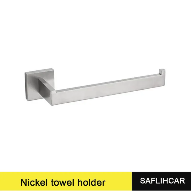 Nickel towel holder