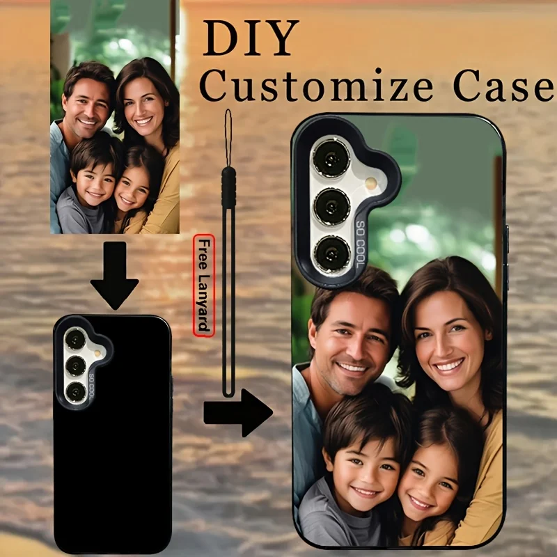 DIY Photo Customization Phone Lanyard Case