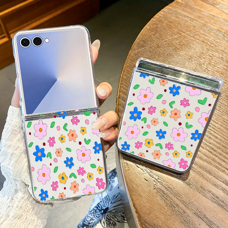 Vibrant Floral Phone Case: Stylish Protective Folding Cover