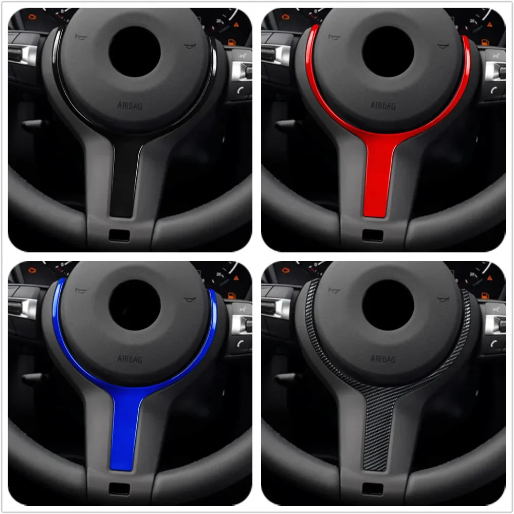 Racing Steering Wheel M Sport Steering Wheel Trim BMW F20 F22 F30 F31 F32 F33 F35 F36 F10 F06 F12 F13 F15 F16 Replacement Carbon Fiber 550D 328M