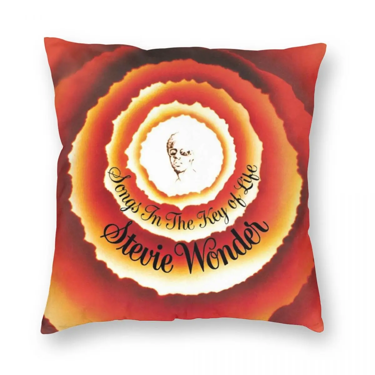 Stevie Wonder Pillowcase Polyester Linen Velvet Creative Zip Decor Throw Pillow Case Sofa Cushion Cover Wholesale 5