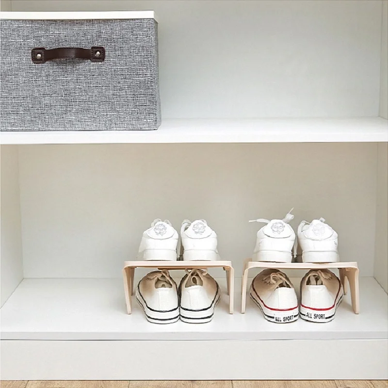 Household Shoe Rack Organizer Shoes Footwear Storage Stand Support Space Saving Cabinet Closet Holder Save Space Modern Bracket 5