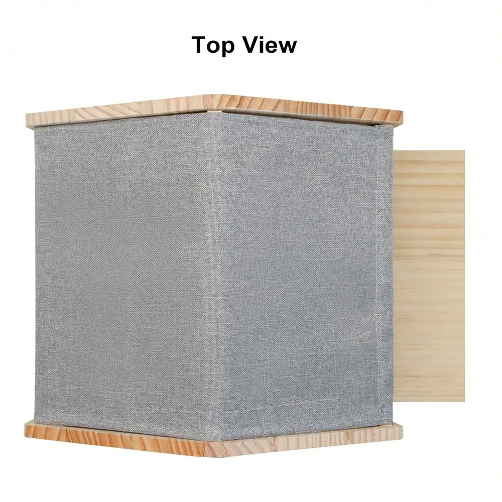 Title 11, Wall-mounted Cat Climbing House Made Of Solid W...