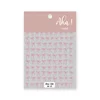 Black White Pink Mini Bowknot Design Nail Art Sticker Self Adhesive Lace Ribbons Bow Butterfly Decals Nail Art Decoration 6