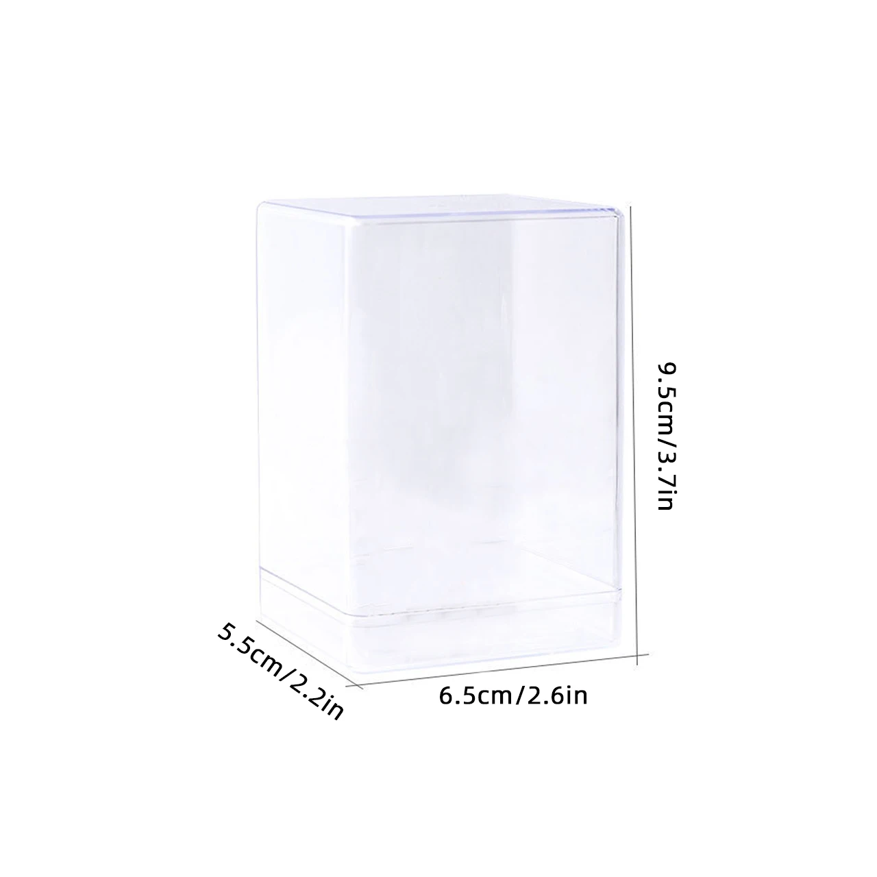 Stackable Doll Storage Box Acrylic Display Case for Bubble Mart Ornaments Collection Transparent Figurine Toys Organizer