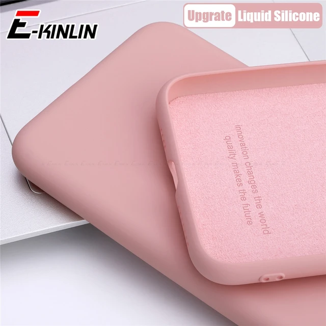 Para Samsung Galaxy S10 S10 Plus S10 e Funda Suave Silicona líquida A  prueba de golpes Suave