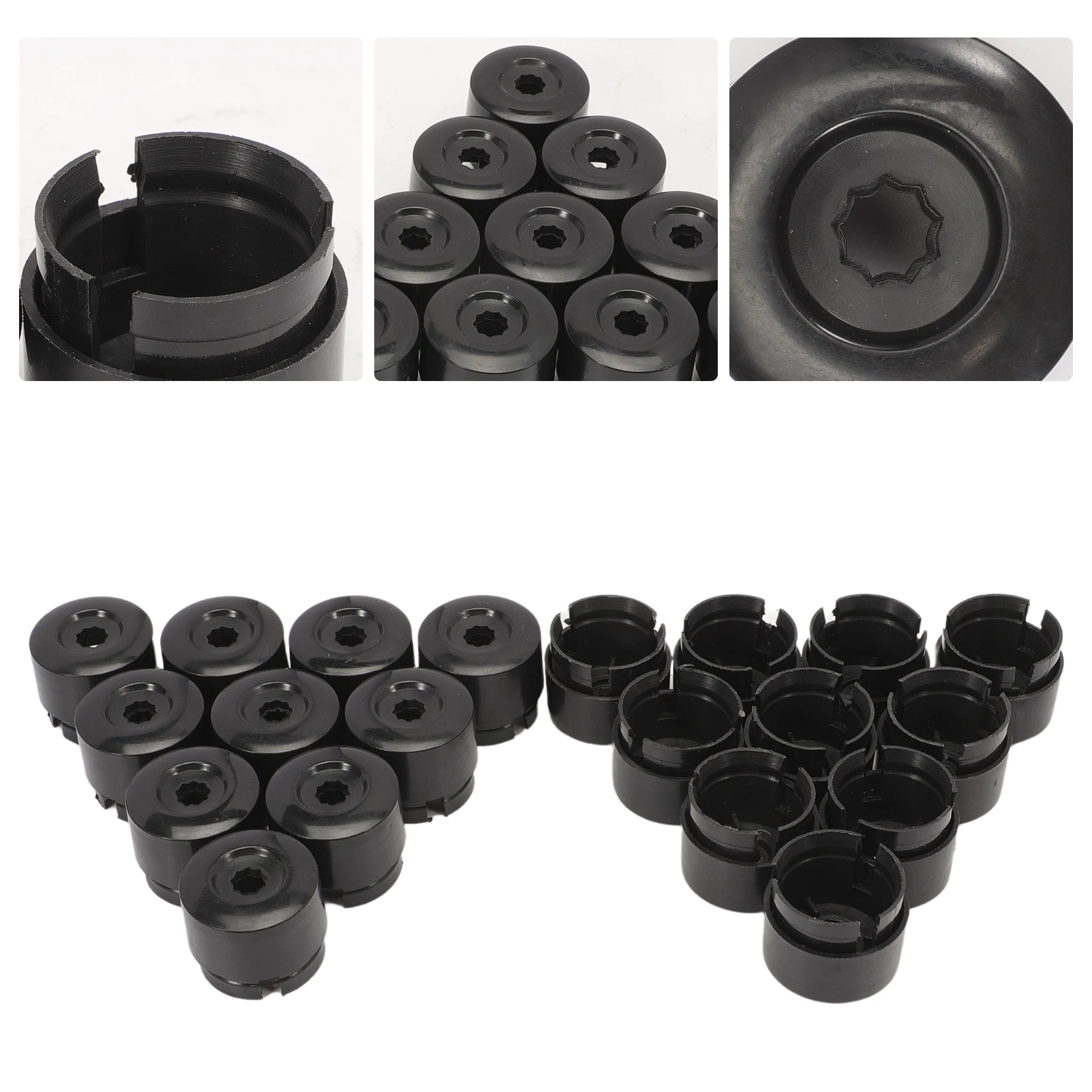 Wheel Nut Caps Auto Fasteners Auto Accessories 20 Pcs 19 mm Car Wheel Nut T5 T6 Caps