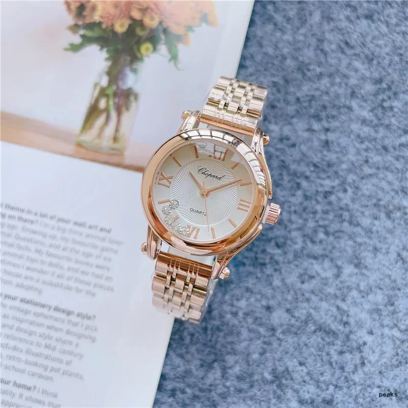 

Hot Sale Classic Style Original Watch Women's Full Stainless Steel Simple Fashion Chopard- Watch Quality Sports AAA Clock