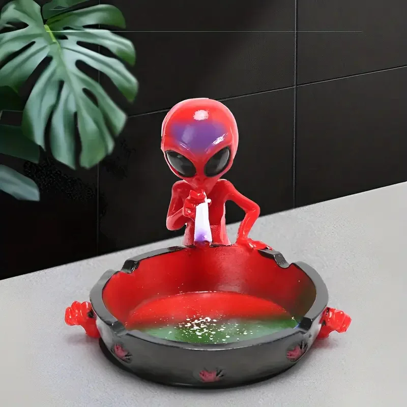 Cigarettes Ashtray Decoration Tabletop Resin Home Office Bar Ornament Smoking Accessories