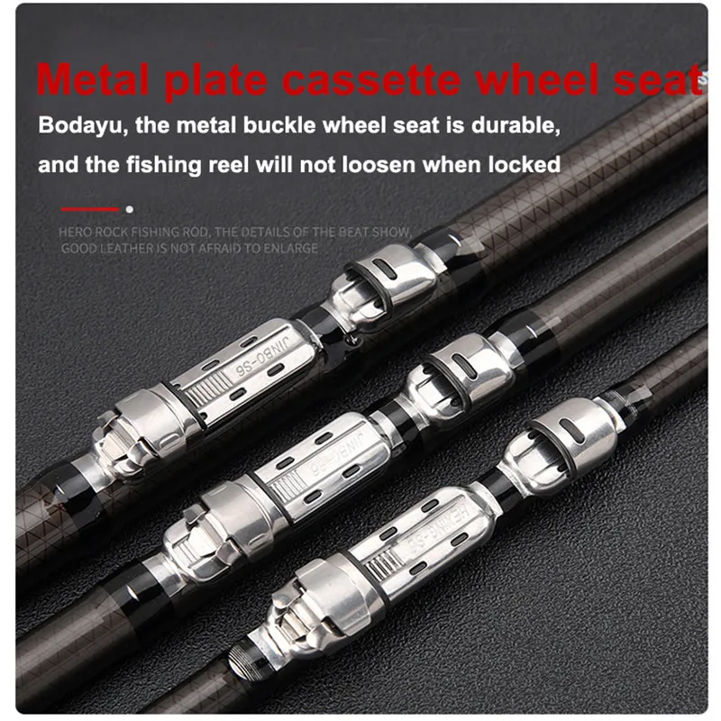New Ultra Light Rod Lure Carp Fishing Rod Carbon Telescopic Rock Fishing Travel Ocean 2.7M 3.6M 4.5M 5.4M 6.3M 7.2M