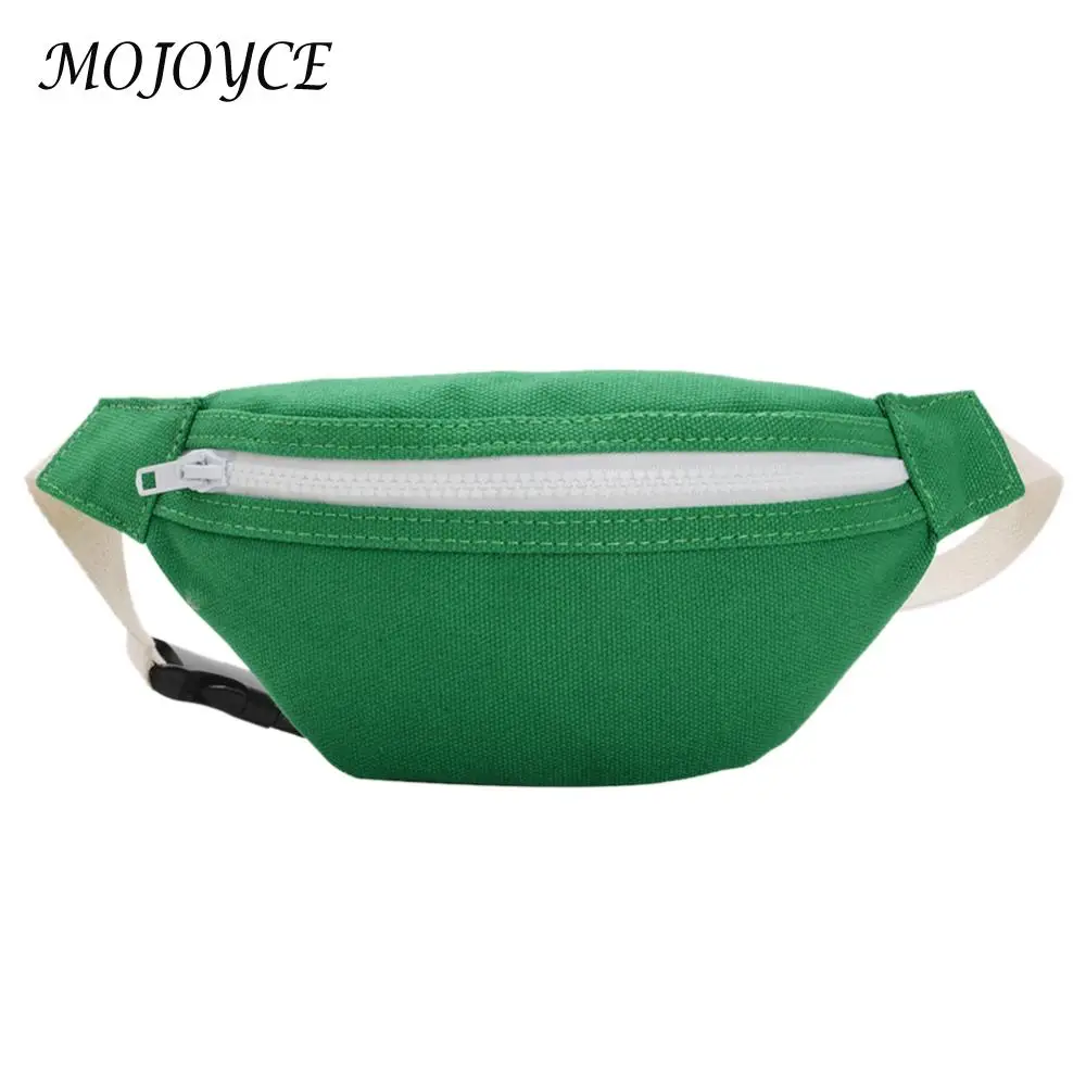 Casual Canvas Chest Bags Children Fanny Bum Purse Waist Solid Messenger Packs Daily Chest Waist Girl Cute Leisure Chest 4