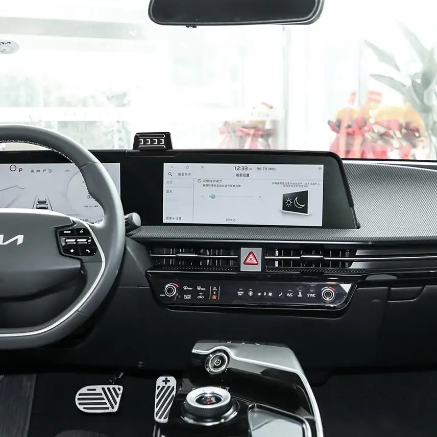 Für Kia EV6 2022 2023 Auto-Zubehör 12,3-Zoll-Bildschirm Telefonhalterung Abdeckung Automobilverkleidung – Detail 3