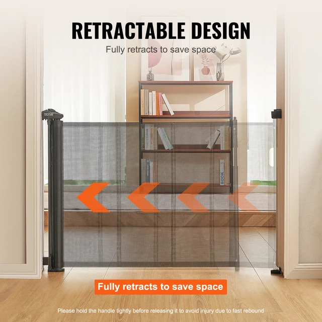 Retractable Mesh Baby & Pet Gate 6
