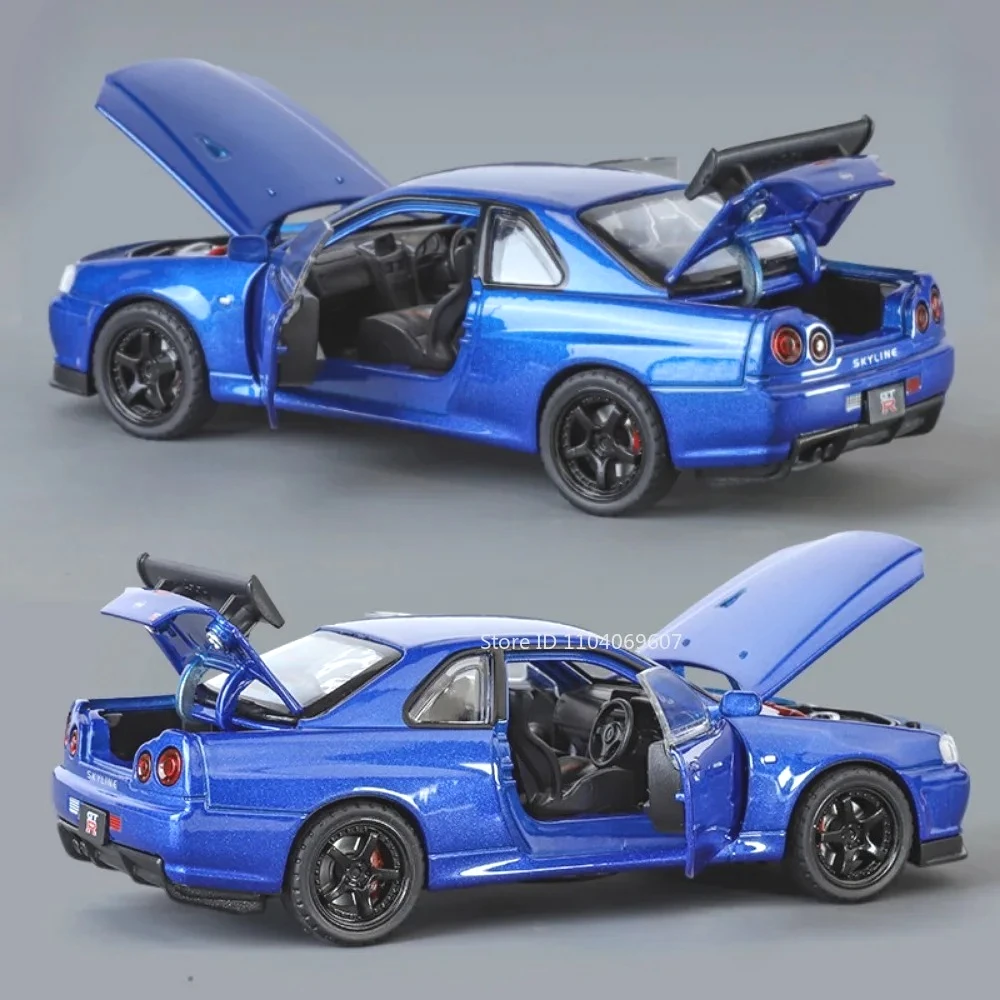 نيسان سكاي لاين GTR R34 مجسم سيارة معدني