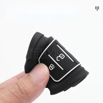 Custodia per portachiavi a distanza per auto in lega colorata di moda Gel di silice per Nissan Qashqai Altima 2022 - Custodia per portachiavi a distanza per auto in lega colorata di moda Gel di silice