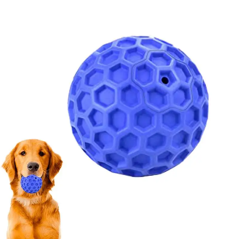 Dog Balls 8 Cm Interactive Giggle Treat Dispenser Exciting Sound Dog Treat  Toy Teeth Cleaning Bite Resistant Dog Chew Toys 