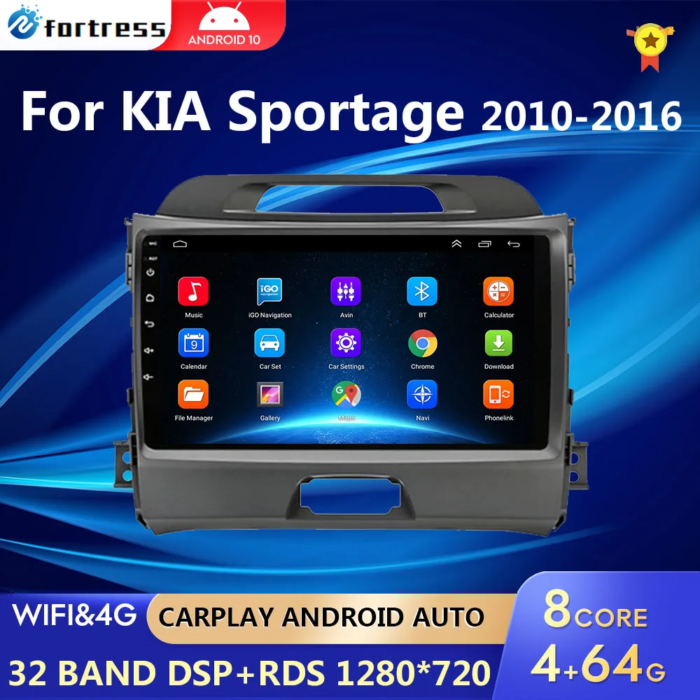 Per Kia Sportage 2010 2011 2012 2013 2014 2015 2016 2Din Car Android Radio Multimedia Player 2 Din Autoradio Video Gps Navi Wifi