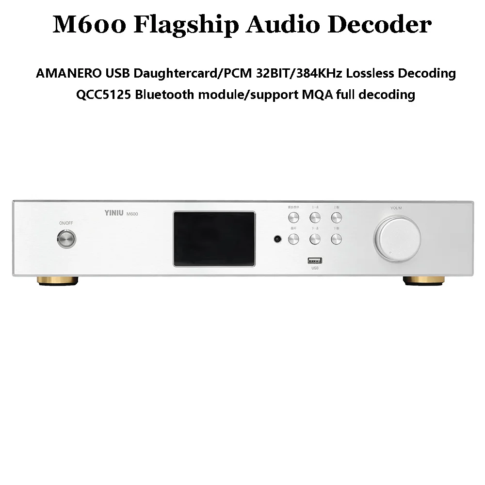 

Hi-Fi аудио декодер ES9039MSPRO DAC DSD512, декодирование без потерь, USB, цифровой в аналоговый конвертер, Bluetooth