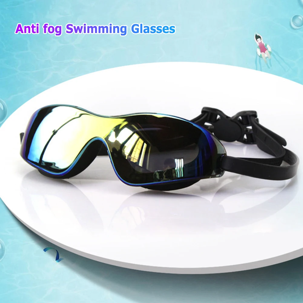 Swimming Goggles Adjustable Electroplate Diving Glasses No Leaking Swim Sports Eyewear for Women Men Youth Kids