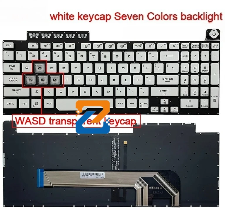 ASUS TUF 게임용 노트북 키보드 A15 FA506 FA506H FA506IU/IV/II TUF A17 FA706 FA706II/IU FX506 FX506L FX706 FX706H TUF706