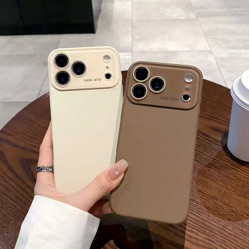 Enhanced Camera Protection Silicone TPU Phone Case - Soft Back Cover