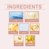 Masque de nuit au collagène avec brosse en silicone, niacinamide, céramide, hydratation intense, raffermissant, apaisant, soin du visage à laisser poser toute la nuit 4