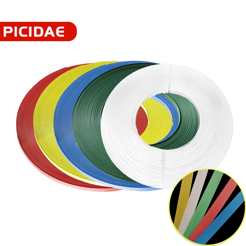 Color Pp Hand Packing Tape Belt Strapping Fixed Braid Red Manual Rope